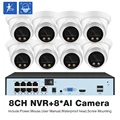 8CH NVR 8 AI Camera