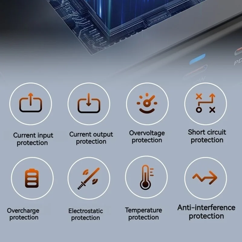 Cargador Universal USB PD100W para ordenador portátil, estación de carga rápida QC3.0 de 10 puertos USB para Iphone, Ipad, Samsung, tableta, Macbook Pro, 330W - imagen 5