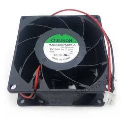 Ventilador axial SUNON PMD2408PMB2-A 24V DC 80x80x38 mm para CPU