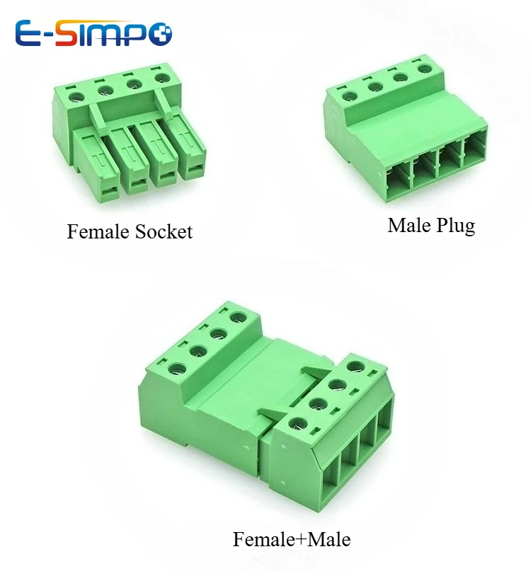 5/10 Uds 7,62 MM gran espaciado 2EDGRK 2-16P sin soldadura acoplamiento aéreo enchufable bloque de terminales PCB Termianl conector - imagen 4