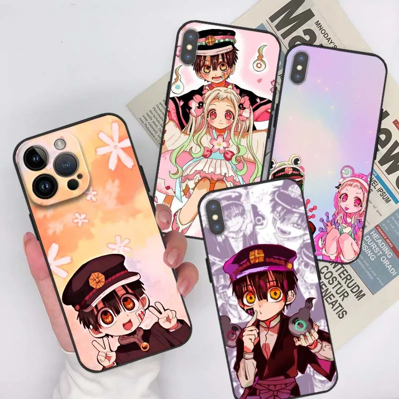 Hanako X Yashiro Cover For Apple iPhone 12 11 8 7 6 6S XS XR X SE Mini Plus Pro Max Black Phone Case