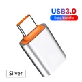 Adaptador Tipo-C para USB Prata