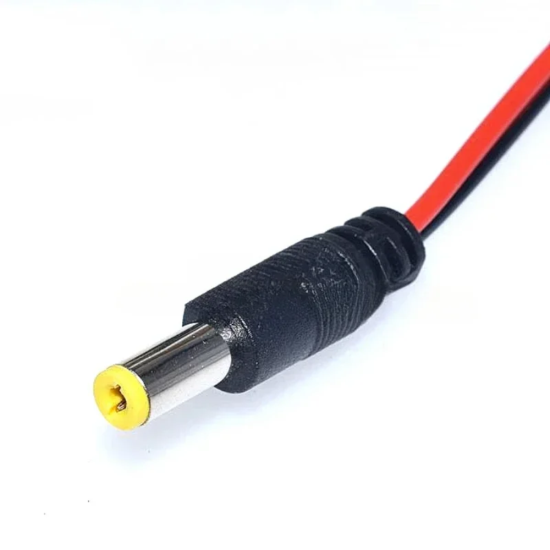 Conector macho y hembra de 5 piezas, 10 piezas, 5,5x2,1mm, 12V de CC, Cable Pigtail para cámara CCTV, extensión de Cable de 24V de CC - imagen 3