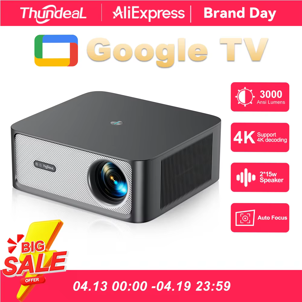 ThundeaL TD98Pro – Proyector 1080P WiFi Android TV para Cine en Casa