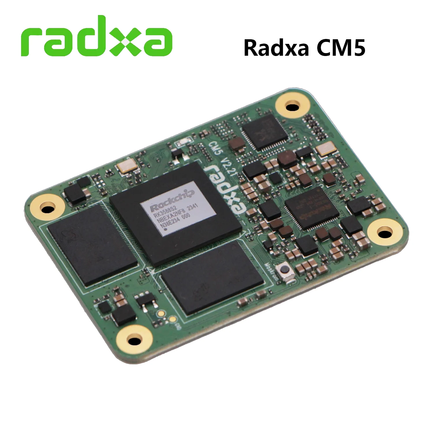 Radxa CM5 RK3588S MÓDULO DE ORDENADOR DE 8 núcleos, CPU Radxa CM5 Lite RK3582, CPU de 6 núcleos LPDDR4 eMMC integrado, CM4 Raspberry Pi, reemplazo
