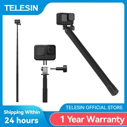TELESIN Palo Selfie Fibra Carbono 3M para GoPro Insta360 DJI