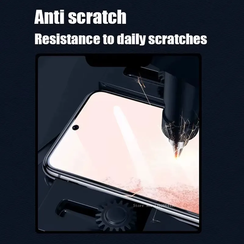 Protector de pantalla de vidrio templado con desbloqueo de huellas dactilares, 2 uds., para Samsung Galaxy S25 S24 Ultra Plus S21 S20 S21 S22 S23 Plus - imagen 3