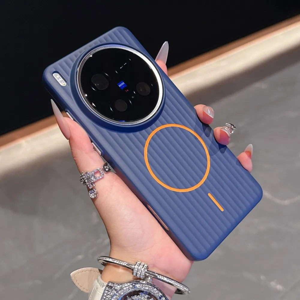 Para VIVO X200 Ultra funda dura de PC magnética de carga inalámbrica funda protectora trasera para VIVO X200 Pro Mini X200S carcasa de teléfono - imagen 2