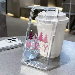 Funda iPhone 17 Pro Max – Copo de Nieve y Árbol Navideño