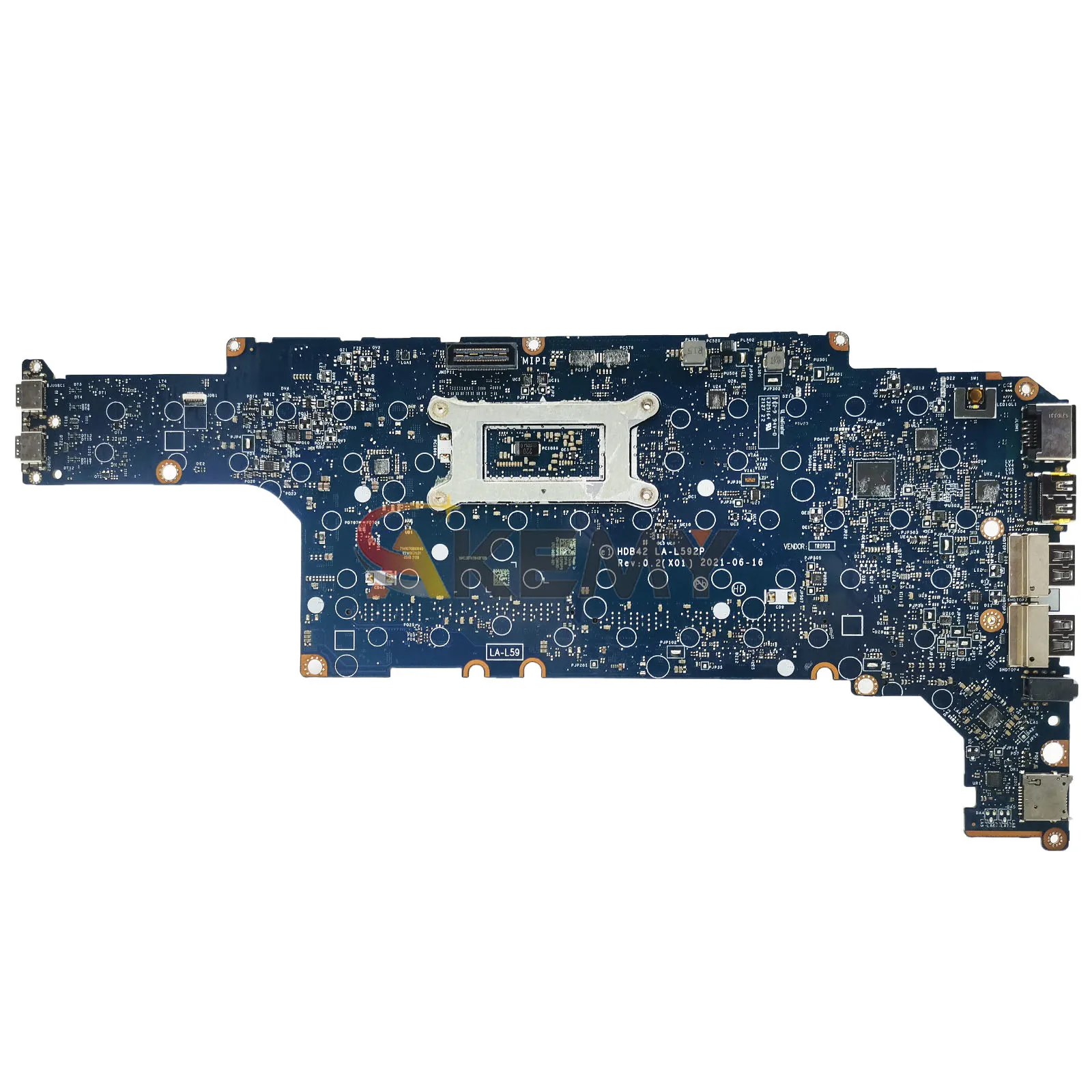 Para la placa base del ordenador portátil Dell LATITUDE 5430 LA-L592P con CPU i5 i7-11th Gen CN-071H1D 05P0P9 100% probado OK - imagen 2