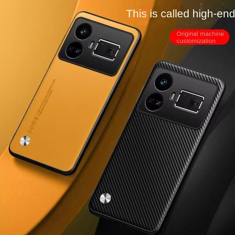 Para OPPO Realme GT 5 3 2 funda de cuero vegano suave funda protectora trasera delgada para OPPO Realme GT Neo 5 3 3T 2 2T 2Pro