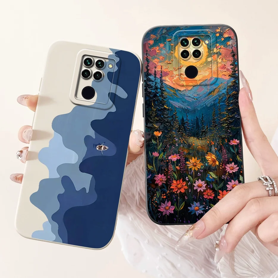 Para Xiaomi Redmi Note 9 Pro funda de lujo pintada con caramelo funda de teléfono suave de TPU para Xiaomi Redmi Note 9 Pro Max Note9 S 9S Shell - imagen 4