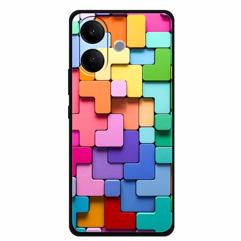 Funda protectora para Vivo V60 Lite, funda de silicona suave con diseño de gato bonito para Vivo V60Lite 4G 5G V 60 Lite, Fundas minimalistas - imagen 5