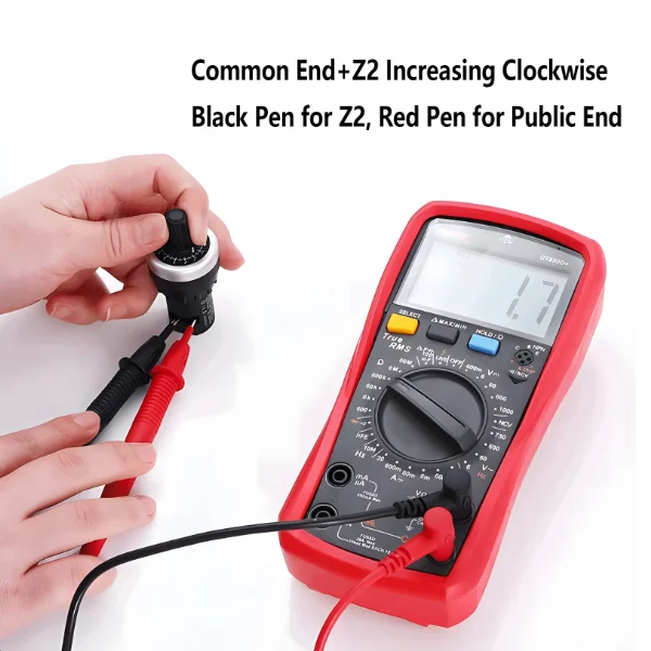 LA42DWQ-22 inversor de precisión potenciómetro de velocidad ajustable tapa de perilla de interruptor 1K 2K 5K 10K 50K 100K - imagen 5