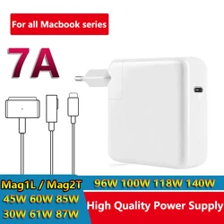 MagSafe Cargador para MacBook Pro/Air A1398 - 45W 60W 85W PD 96W