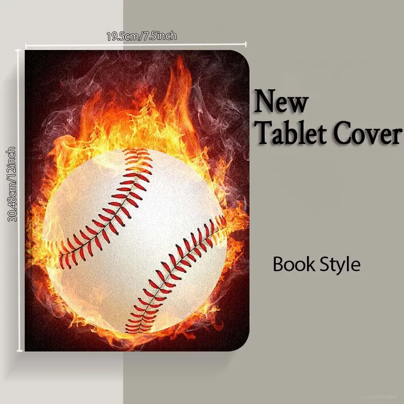 Diseño fresco patrón de béisbol para Samsung Galaxy Tab S11 S10 S9 S8 S7 S6 A10.1 A9 A8 A7 10,1 Lite FE Plus pulgadas funda para tableta - imagen 5