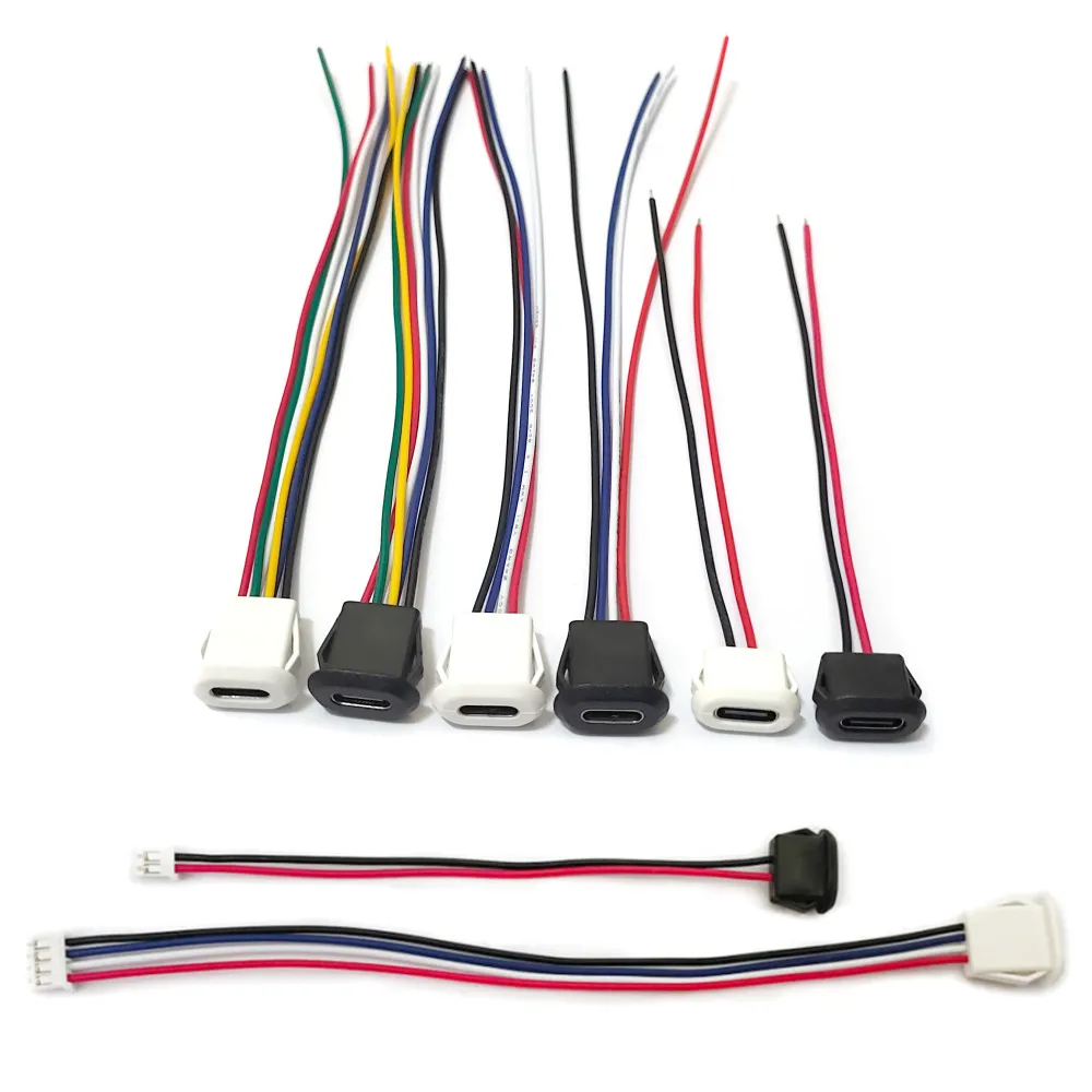 Conector USB-C impermeable de pines dobles - Enchufe hembra - imagen 5