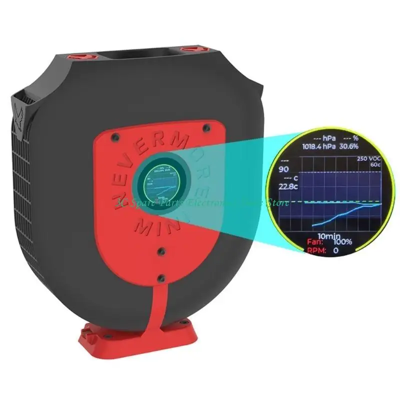 SZ-filtración eficiente limpieza aire con pantalla LCD para Mini impresora Nevermore, comentarios instantáneos sobre - imagen 3