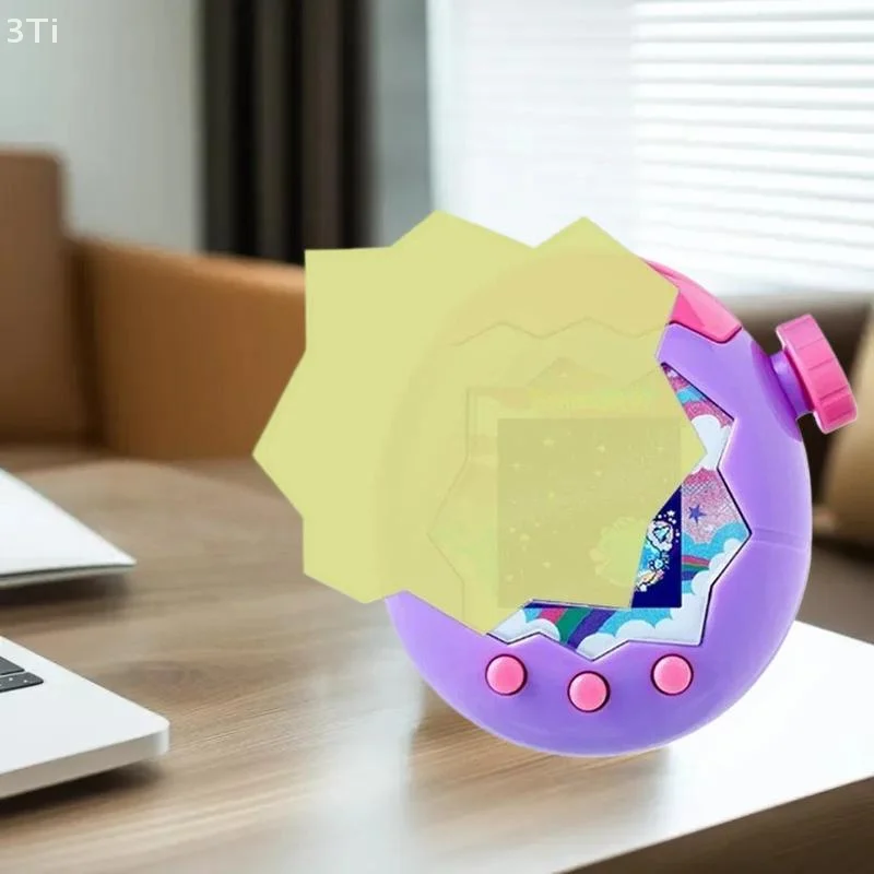 Funda protectora de pantalla completa para accesorios de juegos Tamagotchi Paradise en amarillo transparente - imagen 5