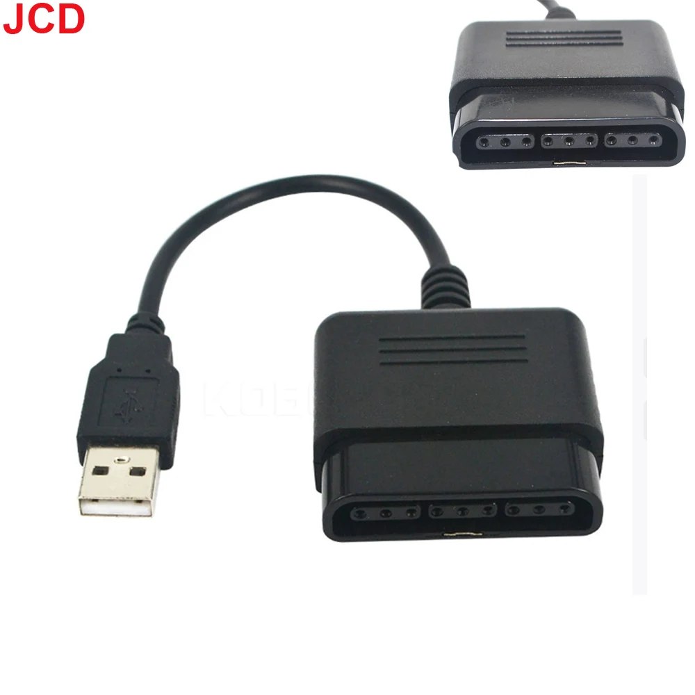 JCD 1 adaptador USB para PS2 a PS3 PC convertidor de vídeo para controlador de juegos accesorios de juego duraderos de alta calidad - imagen 5