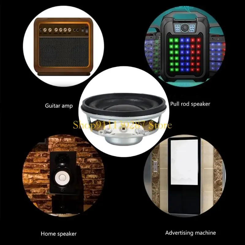 Altavoces J1HC 40mm y 4Ohm, 3W, frecuencia completa, magnéticos internos fuertes, altavoces auditivos con sonido claro, 2