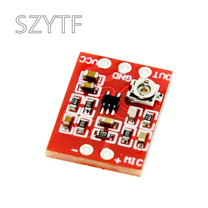 Placa amplificadora de micrófono eléctrico MAX4466, módulo de ganancia de captación ajustable, etapa frontal - imagen 4