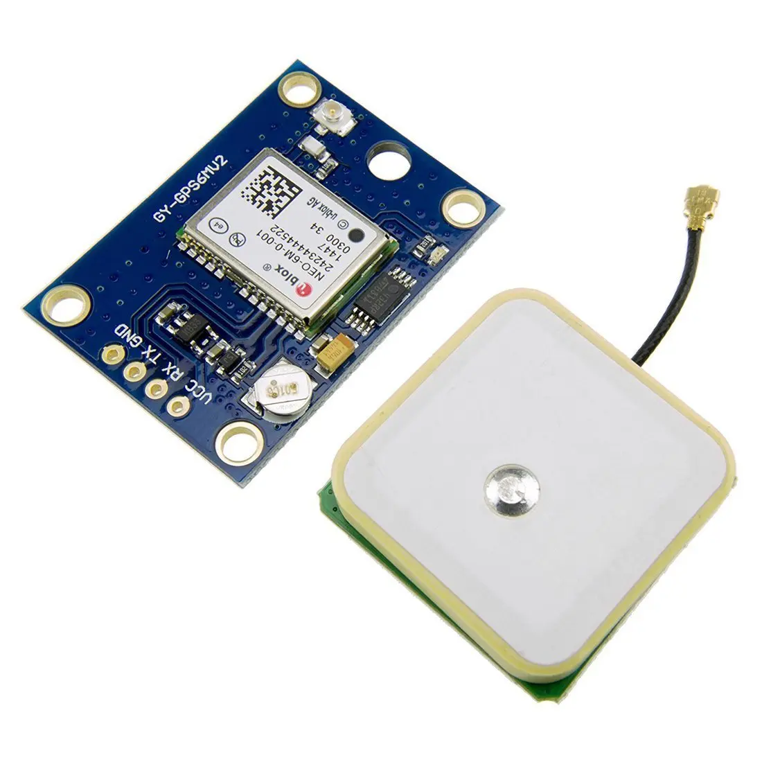 Módulo controlador de vuelo GPS GY-NEO6MV2 NEO-6M 3V-5V con antena cerámica súper fuerte para Arduino EEPROM APM 2,5 - imagen 2