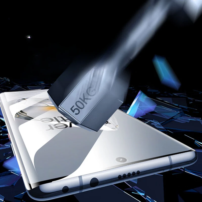 Cristal templado líquido UV 3D para OnePlus 12, Protector de pantalla curvo para One Plus 12 1 + 12, transparente, antiazul, mate, privacidad, vidrio UV - imagen 5