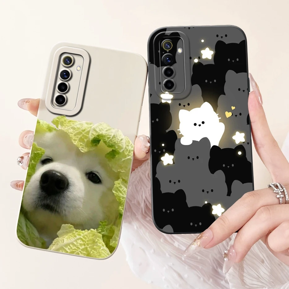 Para Realme 6 Pro funda Realme 6i 6S lindo Panda cubierta de dibujos animados Fundas de teléfono de silicona suave para Realme 6S 6i Realme6 Pro Fundas parachoques - imagen 5