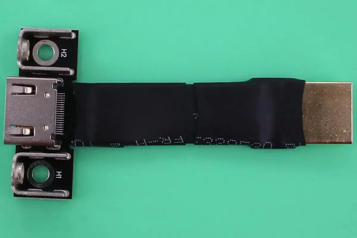 Adt-link-Cable de cinta plana de A-A blindado tipo HDMI-V2.0, 2K, 4K/60Hz, HDTV, AV, fotografía aérea, 90 grados, extensor de GPU, Cable HD 2,0 - imagen 5