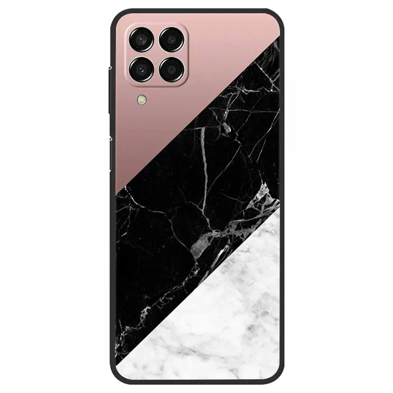Para Samsung Galaxy M33/M53 funda trasera de silicona suave de mármol para Samsung M53 2022 Fundas funda M 33 53 5G funda de teléfono Coque - imagen 4