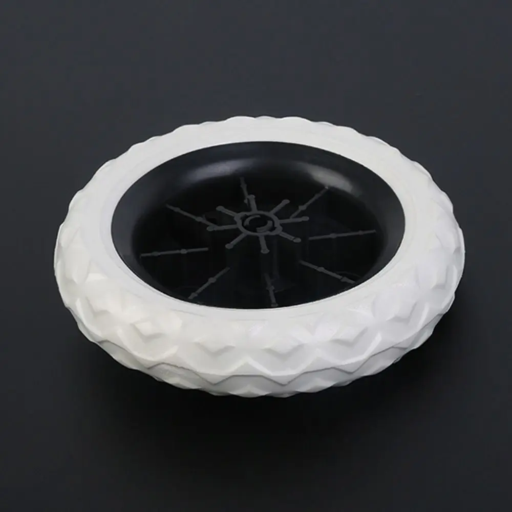 Carrito de la compra de 2 piezas, ruedas de repuesto, 6,3 pulgadas de diámetro, espuma de goma - imagen 5