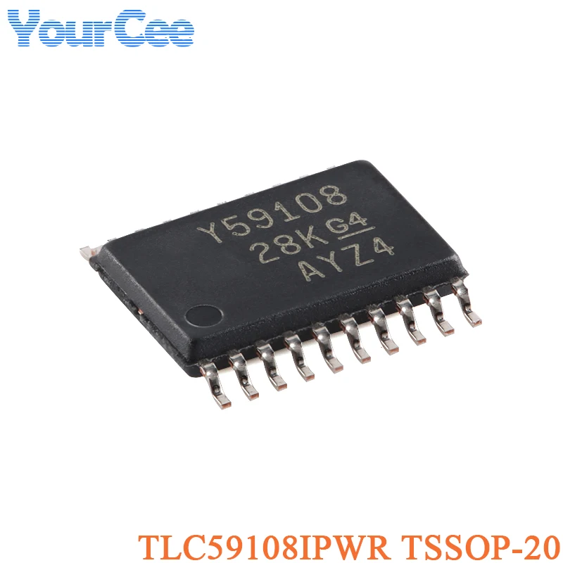 2 uds TLC59108IPWR TSSOP-20 TLC59116IPWR TSSOP-28 TLC59108 TLC59116 Chip controlador MAX232 MAX3221 MAX3232 MAX3243 SN74LS07N SN75179 - imagen 5