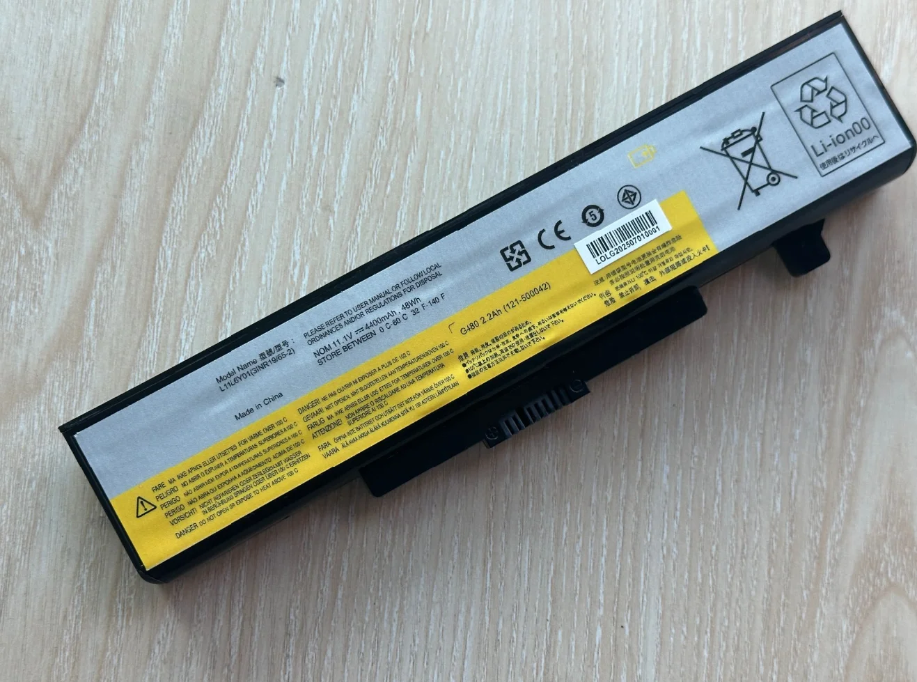 Batería Lenovo IdeaPad G580 G480 G500 Compatible Alta Capacidad - imagen 2