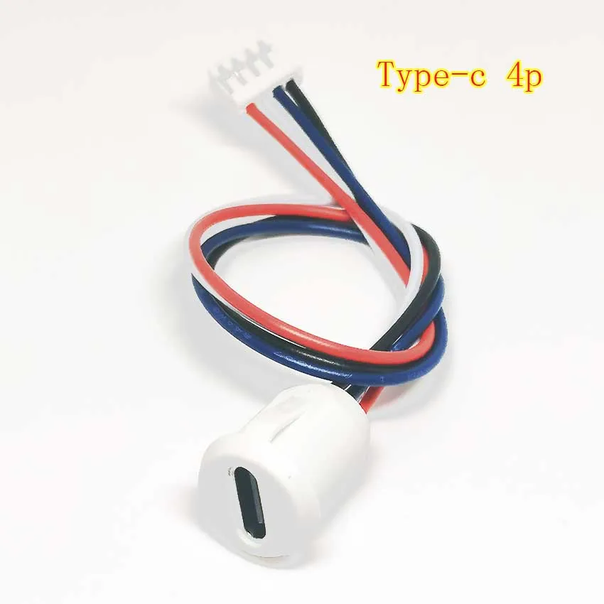 1 Uds conector USB tipo C resistente al agua con placa de bloqueo de tuerca PH 2,0 hembra TPC impermeable puerto de conector de carga rápida de alta corriente - imagen 3