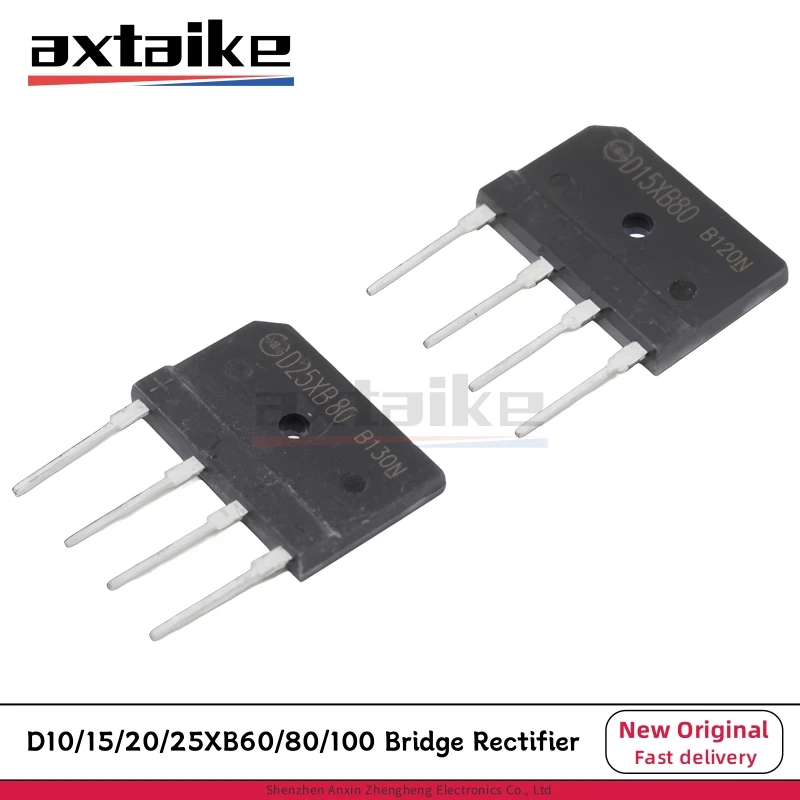 5 uds D25XB80 D25SBA80 puente rectificador 25V 800V D25XB60 D15XB60 D15XB80 D10XB60 D10XB80 D20XB60 D20XB80 D20XB100 D25XB100
