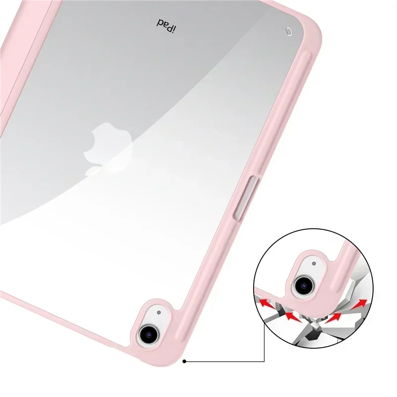 Funda Acrílica Transparente iPad Plegable con Portalápices - imagen 5
