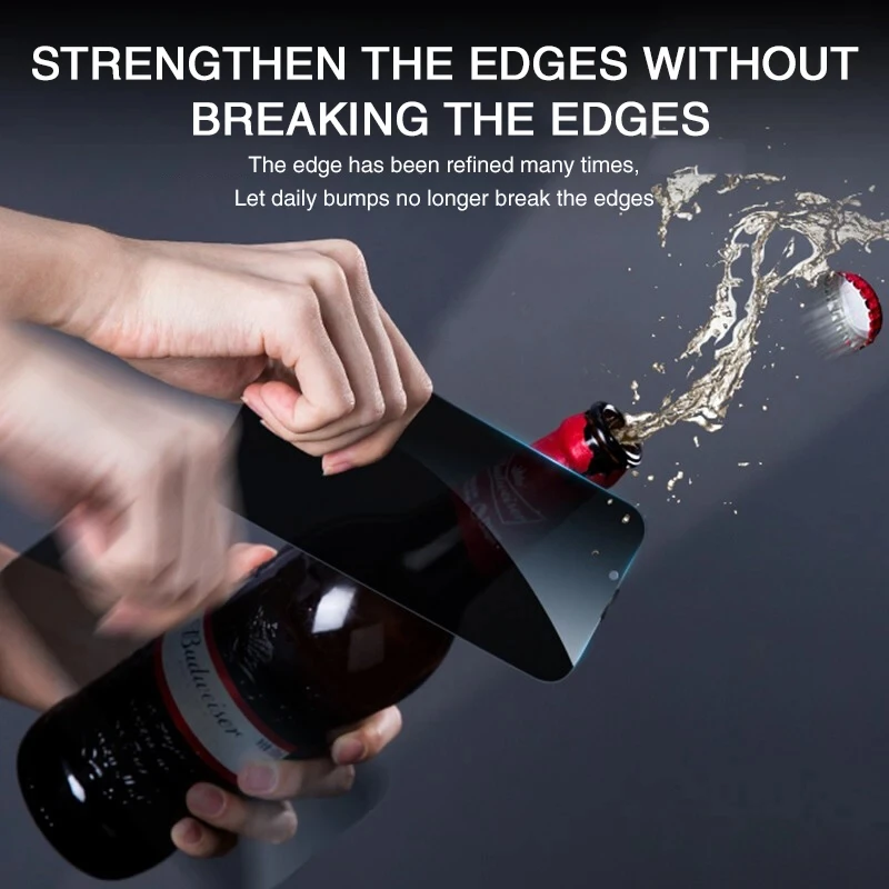 Protector de pantalla de privacidad para iPhone 15 Pro Max 17 Air 16 13 11 14 12 Mini XR Xa 16e 7 8 Plus SE 2020 vidrio templado antiespía - imagen 5