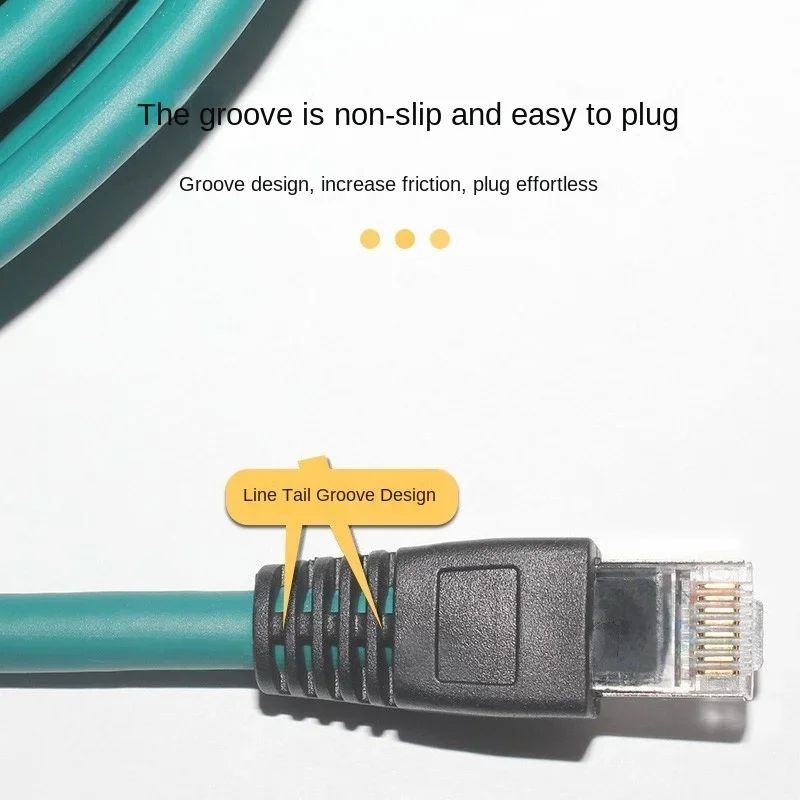 Cable Ethernet M12 de 8 pines tipo X a RJ45, codo de ángulo recto, 4 pines, código A, codificación D, cabeza macho hembra a conector RJ45, Cable de cadena de arrastre - imagen 5
