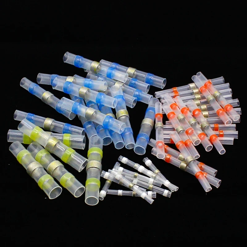 Conector de Cable de coche eléctrico de contracción térmica empaquetado en caja, terminales de extrusión de soldadura, bloque de terminación de Cable, 50 Uds. - imagen 3