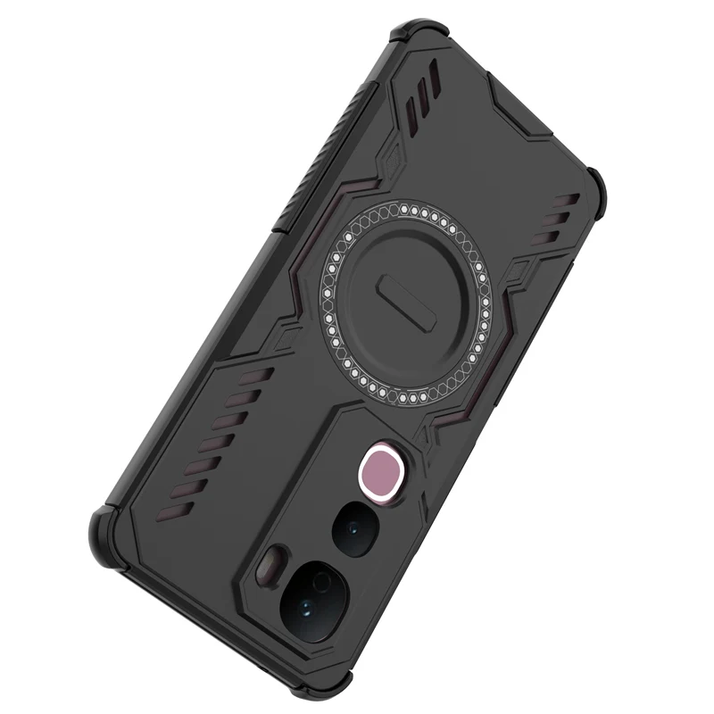 Funda de teléfono con disipación de calor Para vivo Y400 Pro, pieza de atracción magnética Para vivo Y400 Pro 5G India чехол Para contraportada - imagen 4