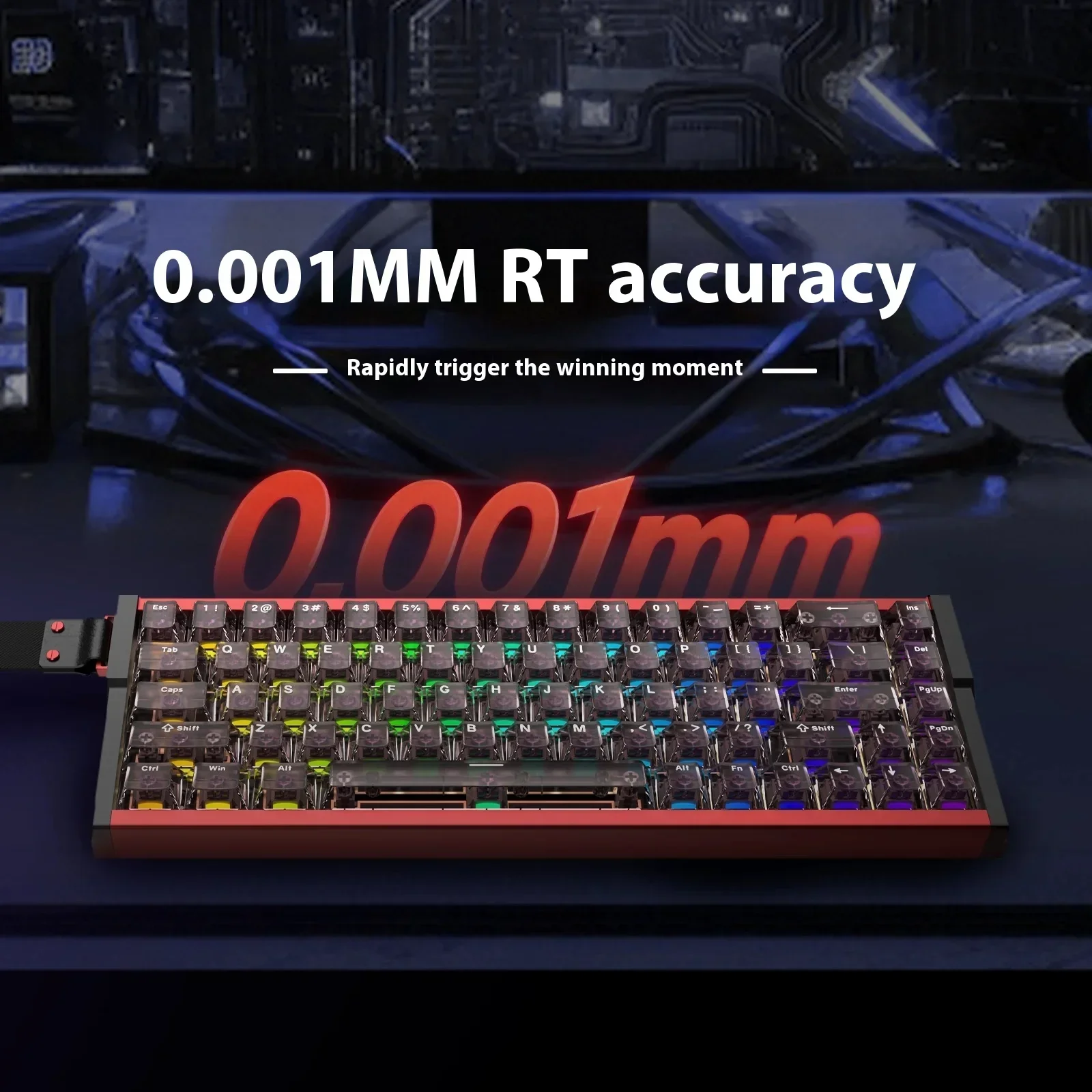 Irok MG68 Plus/Max teclado interruptor magnético teclado de jugador Teclado mecánico 8K RGB PC ESports Hot Swap Gamer accesorios regalo - imagen 3