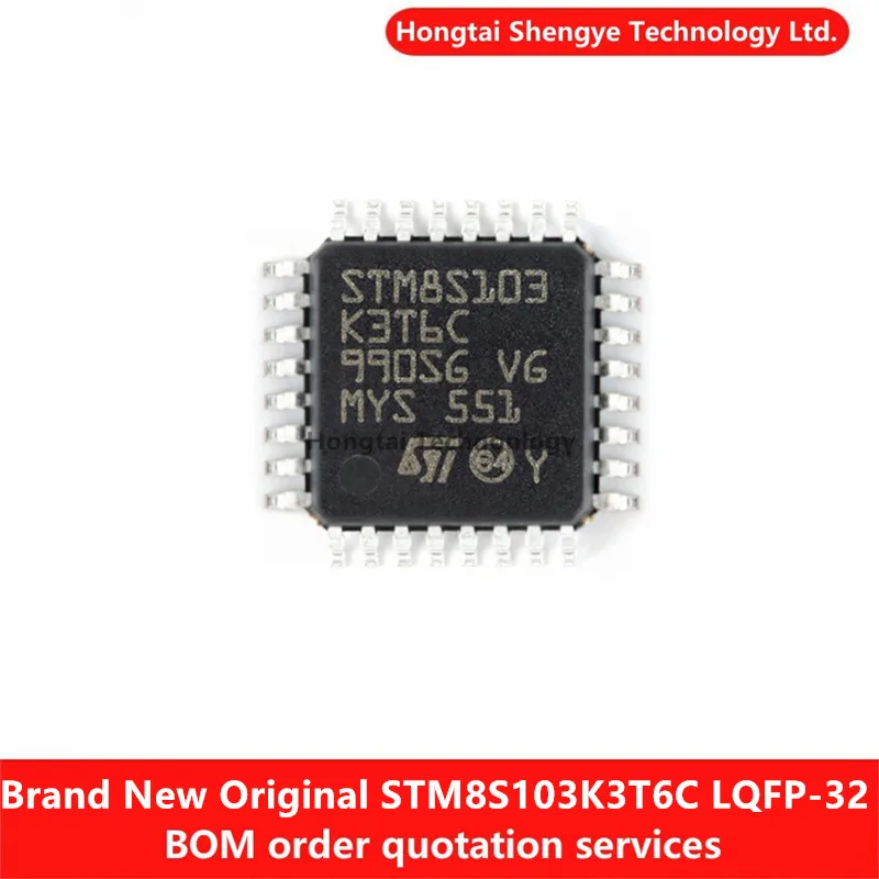 Nuevo Original STM8S103K3T6C LQFP-32 16MHz/8KB Flash/8-bit microcontroladores-MCU