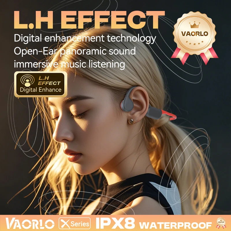 Auriculares inalámbricos de conducción ósea originales con Bluetooth 5.4, reproductor MP3 de 32 GB, IPX8, resistentes al agua, para natación, deportes, música HIFI, OpenSwim Pro2 para correr, ciclismo y fitness. - imagen 5