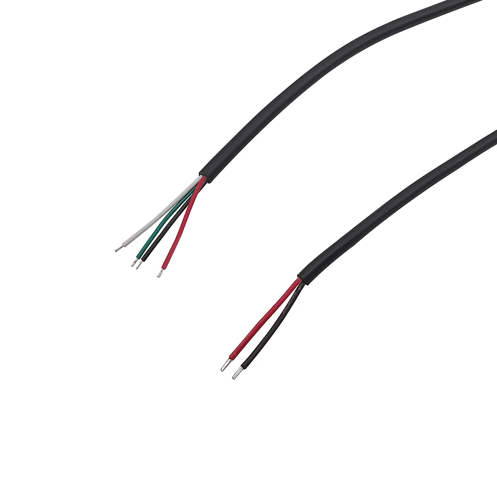 1/2/5 Uds 2Pin 4Pin 5V USB 2,0 tipo A conector de Cable de alimentación macho Cable de extensión de carga DIY 0,3 m/1m/2m - imagen 5