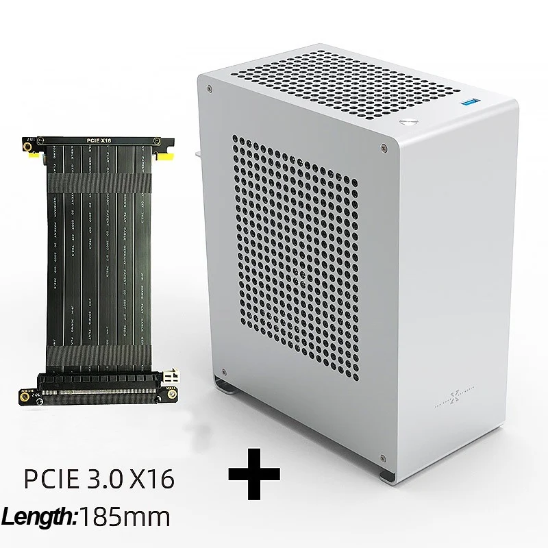 Funda A1P ZZEW/ZZAW Mini ITX, bolsa de chasis de PC de escritorio Micro de aluminio, funda de ordenador pequeña, fuente de alimentación flexible 1U - imagen 3