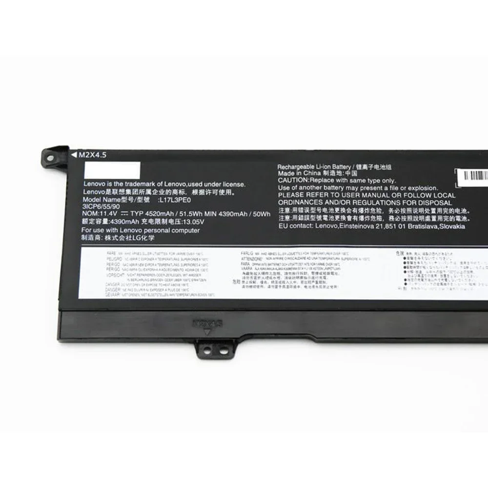 Nueva batería Original para ordenador portátil L17L3PE0 11,4 V 51,5 Wh para Lenovo Yoga 730-15IKB 730-15IWL 730-15 L17C3PE0, etc. - imagen 4