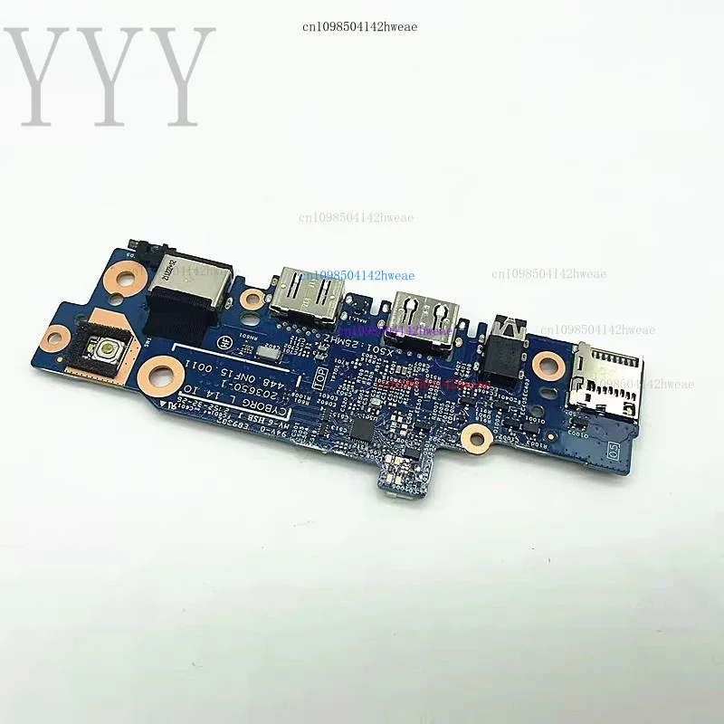 Original F78FC 0F78FC XGR6C para Dell Latitude 3420 E3420 interruptor de botón de alimentación para ordenador portátil USB Audio Ethernet IO placa 100% prueba OK - imagen 2