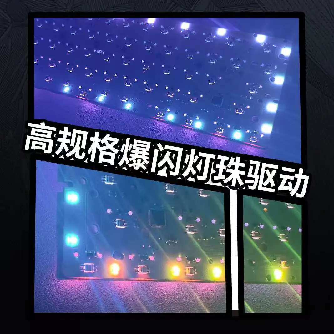 Placa PCB Nexus61A para teclado mecánico, PCB de eje magnético GH60 personalizado, 61 teclas, modo único, accesorios RGB de intercambio en caliente DIY - imagen 4