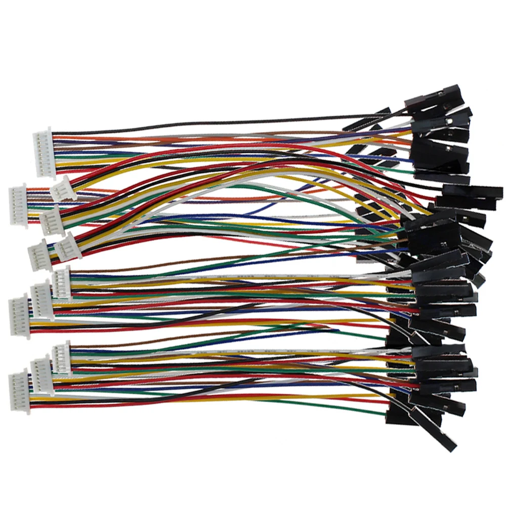 Dupont-Cable de Color SH1.0 a Dupont line, conector electrónico de piezas/3P/4P/5P/6 pines a 2,54mm, macho/hembra, 10 wire-2P - imagen 2